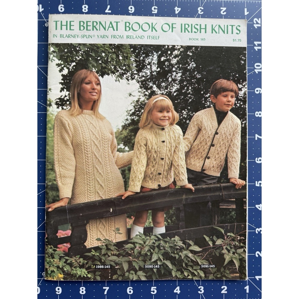 The Bernat Book Of Irish Knits In Blarney Spun Yarn From Ireland Itself Book 145
